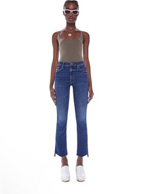Mother Denim Jeans, The Insider Crop Step Fray, Teaming Up, Size 28